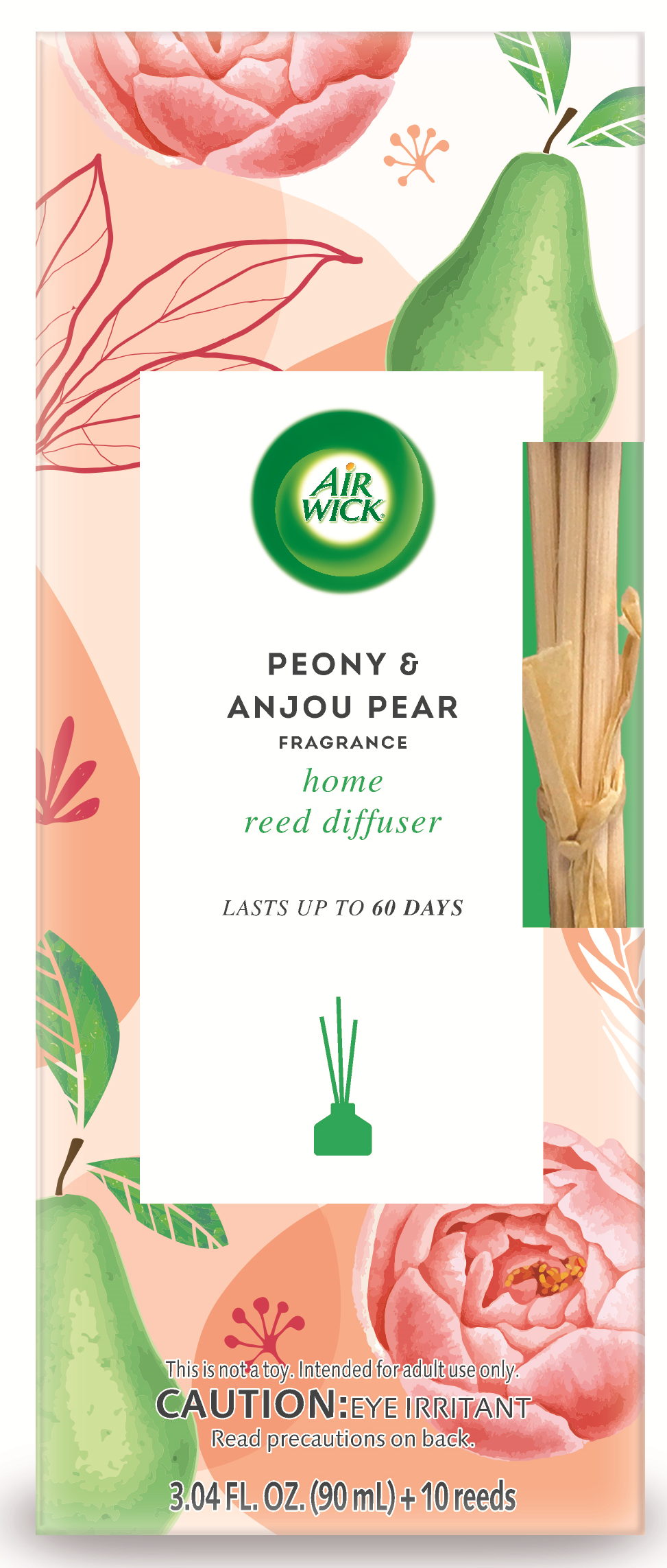 AIR WICK Reed Diffuser  Peony  Anjou Pear